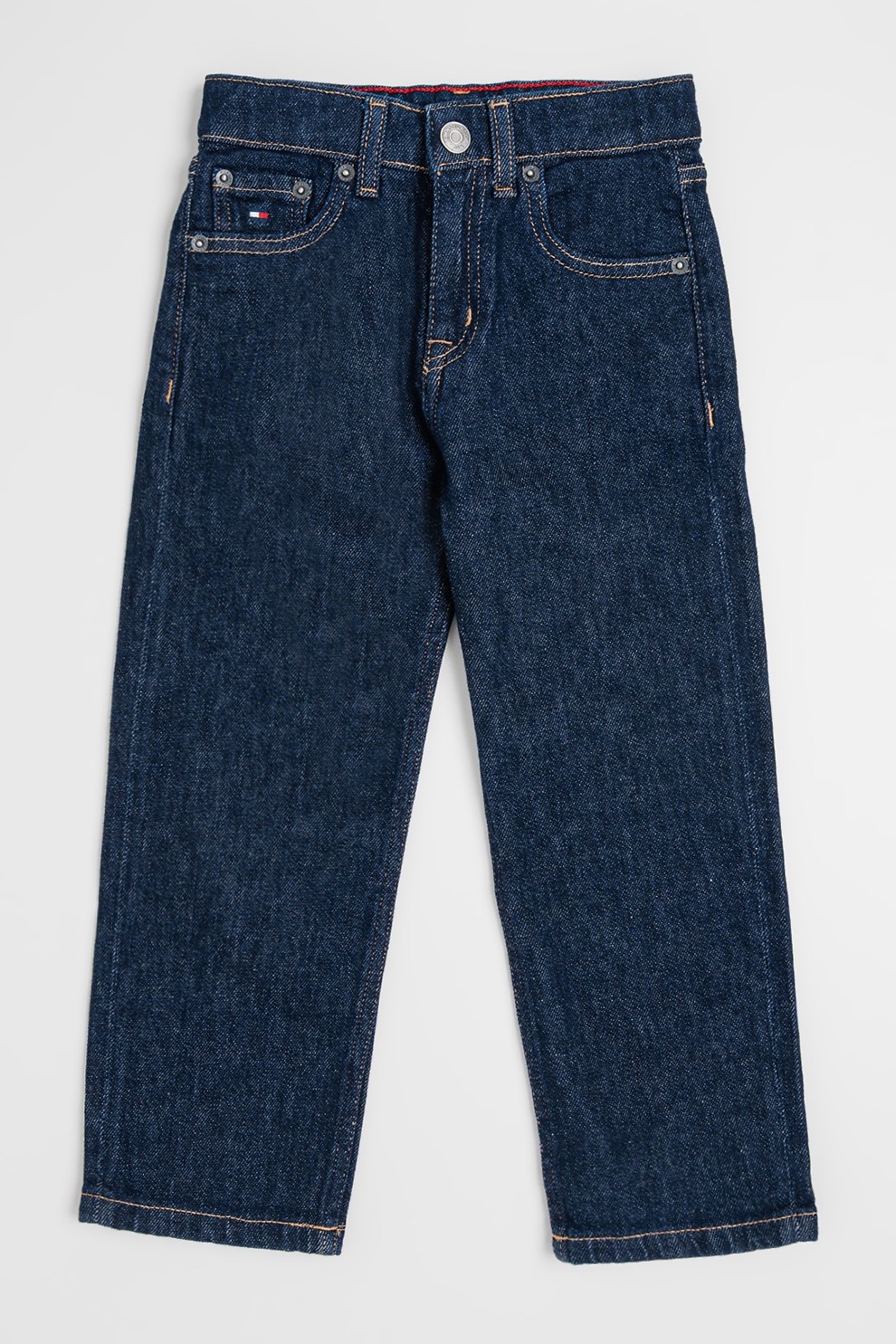 Tommy Hilfiger, Blugi relaxed fit, Albastru inchis, 164 CM