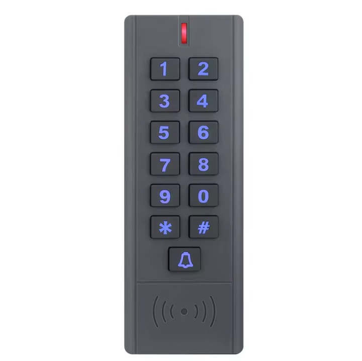Tastatura control acces RFID 125kHz cu tastatura PIN, IP67, 3000 utilizatori, standalone