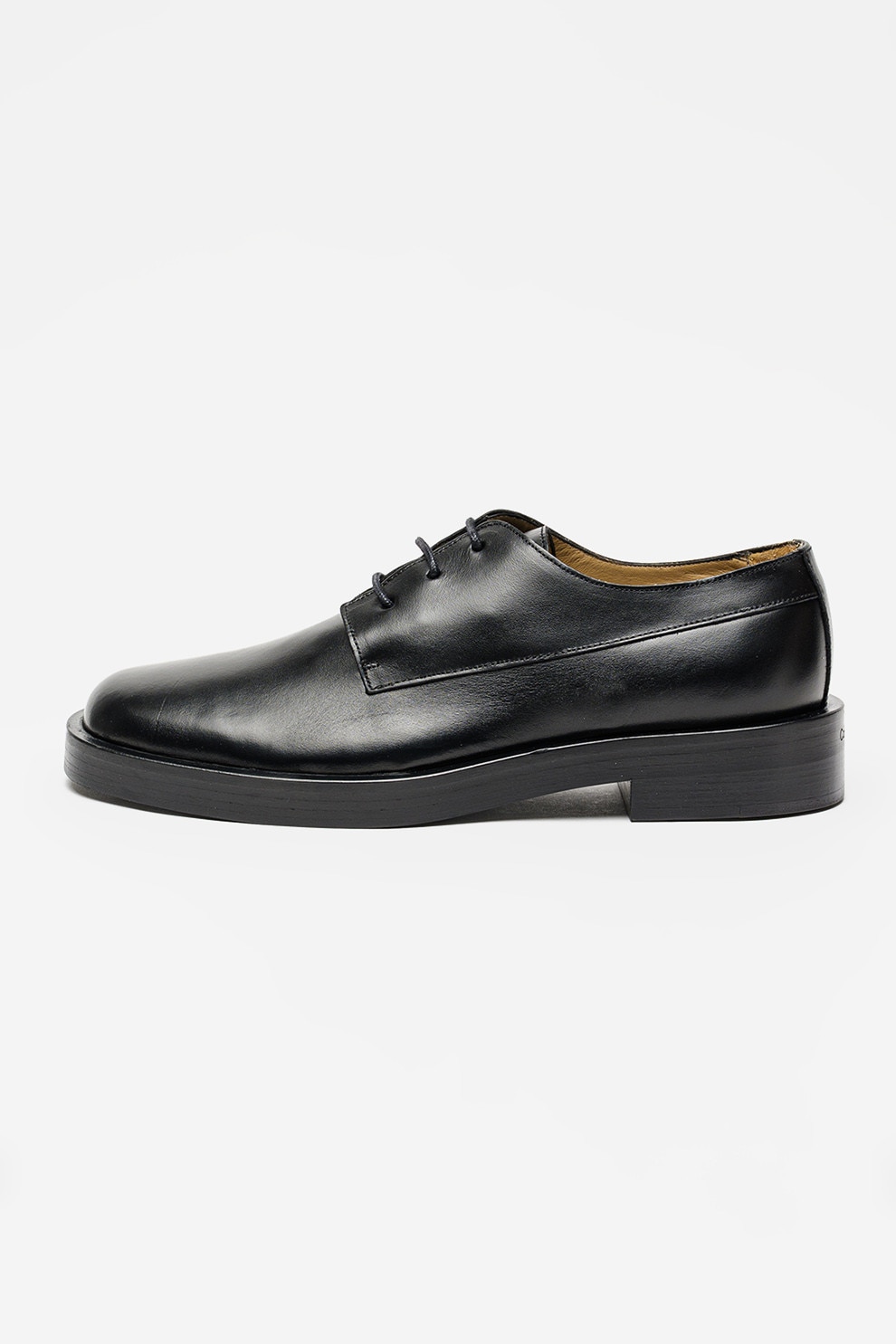 CALVIN KLEIN, Pantofi derby din piele, Negru, 43