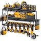 Organizator scule, Wacorresi, suport metalic pentru garaj, 4 niveluri, 66x20x30cm