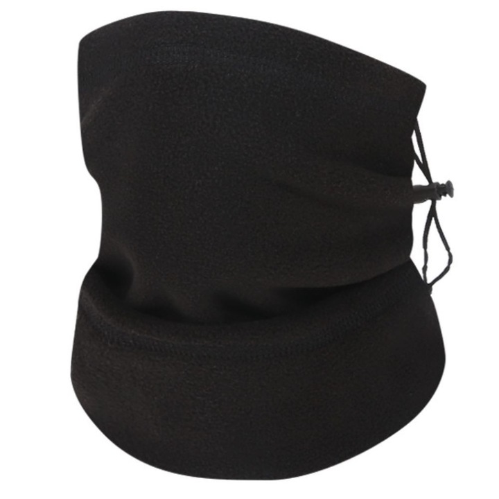 Bandana Polar Tip Masca, HIPOLAR, multifunctionala, negru, marime universala