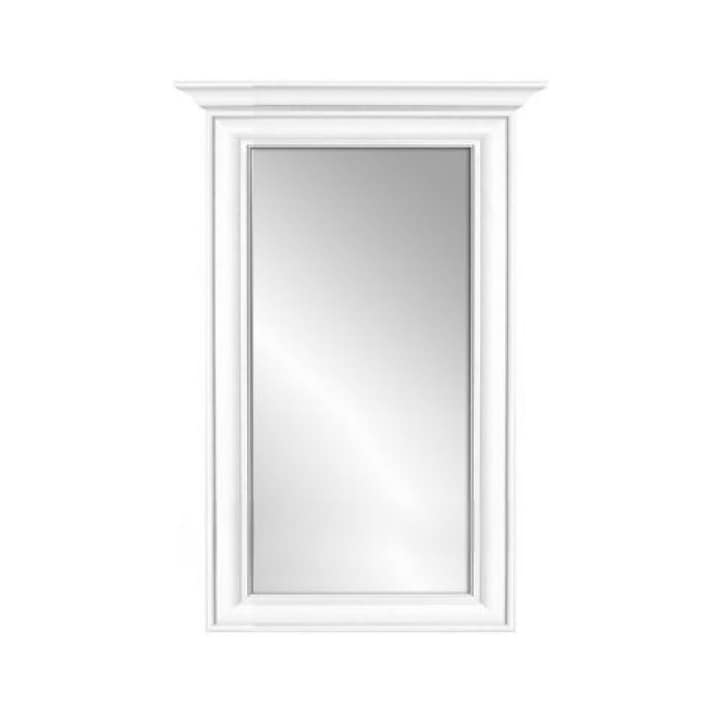 Огледало DacEnergy©, изработено от ламинирано ПДЧ, 58,5 x 6,5 x 110 см, алпийско бял цвят