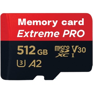 Card memorie MicroSDXC 512GB UHS-I A2 cu adaptor SD, rezistent, 100MB/s