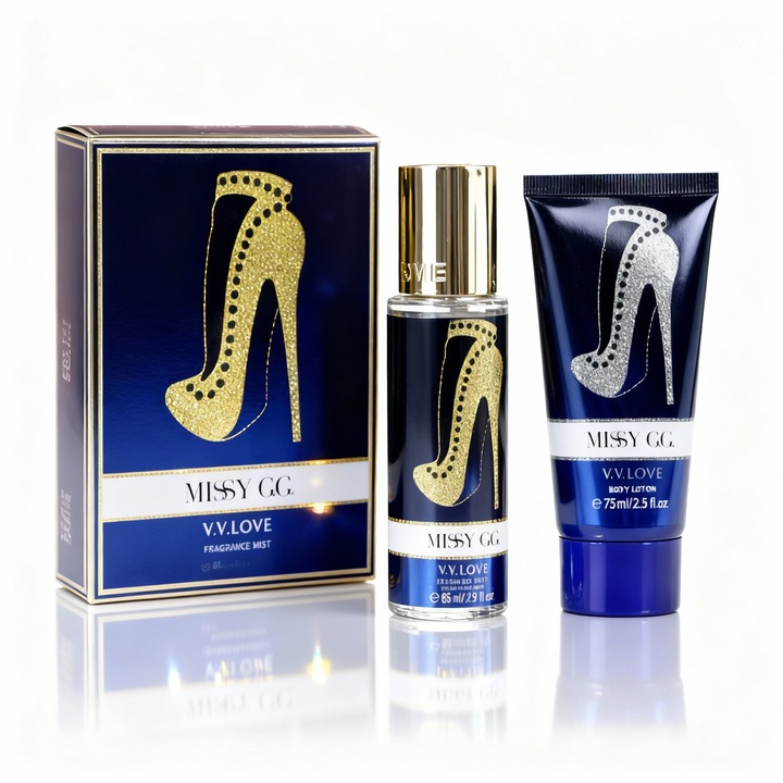 Set difuzor Miissy G.G. Deluxe Fami Mist, v.v. LOVE, design elegant, funcții avansate, multicolor