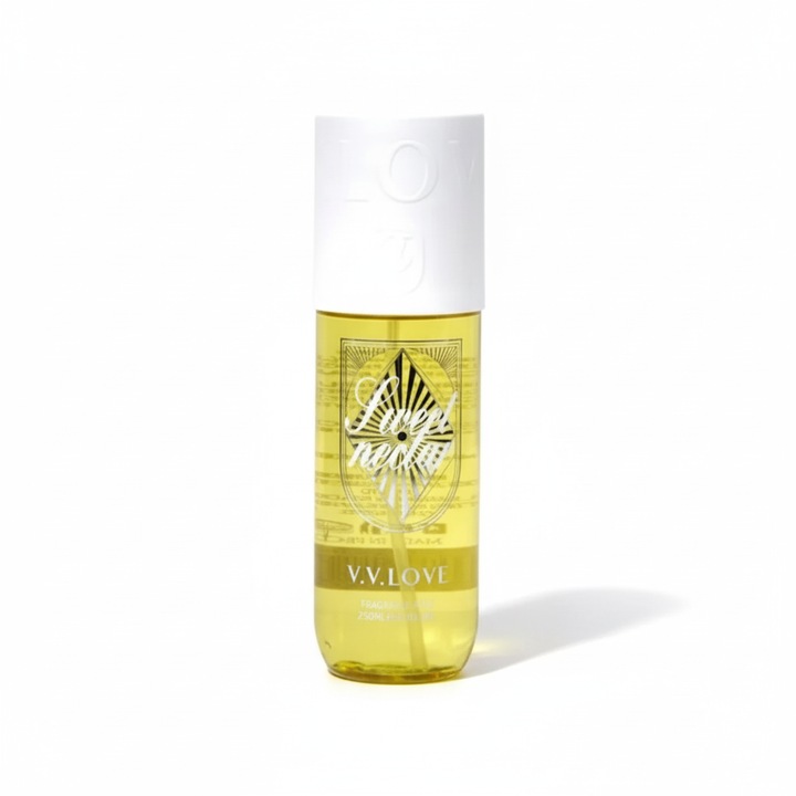 Spray parfumat pentru corp v.v. LOVE Sweet Nectar, aroma dulce si fresh, 250 ml