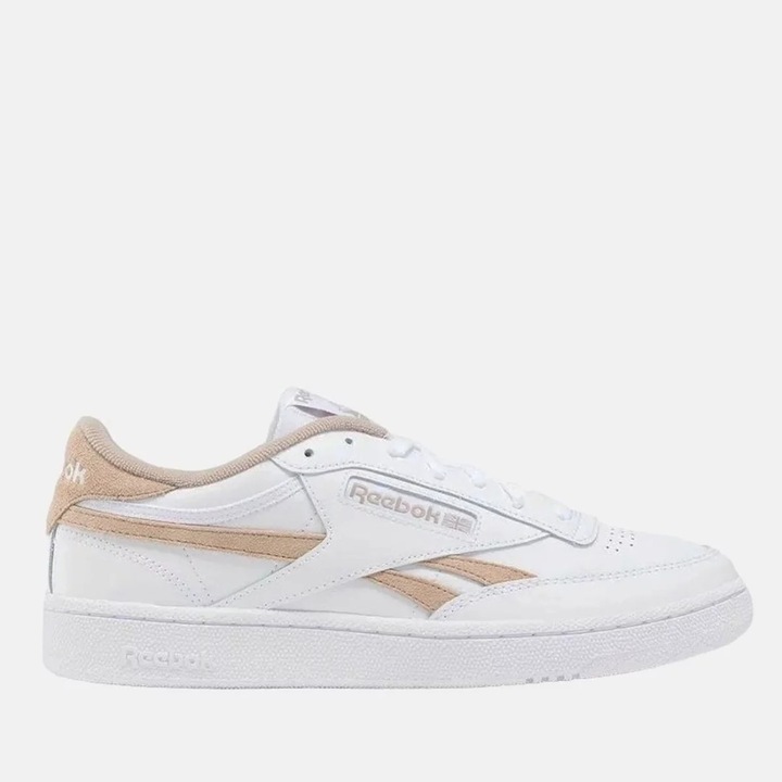 Tenisi Reebok Club C Revenge, talpa intermediara inalta, alb, piele, 45.5 EU