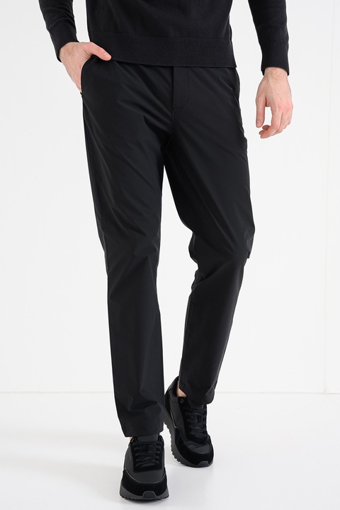 CALVIN KLEIN, Слим панталон чино, Черен
