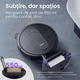 Robot aspirator Monsga MR1, 7.000 Pa putere mare de aspirare, 4-in-1 aspirare si mop, control aplicatie & Alexa, autonomie 140 min, auto-reincarcare, ultra-subtire, pentru par animale si podele dure