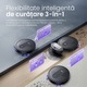 Robot aspirator Monsga MR1, 7.000 Pa putere mare de aspirare, 4-in-1 aspirare si mop, control aplicatie & Alexa, autonomie 140 min, auto-reincarcare, ultra-subtire, pentru par animale si podele dure