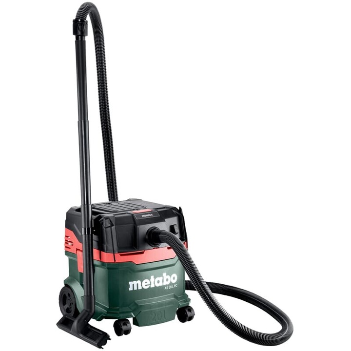 Aspirator cu sac Metabo, 1200 W, volum 20 l, verde
