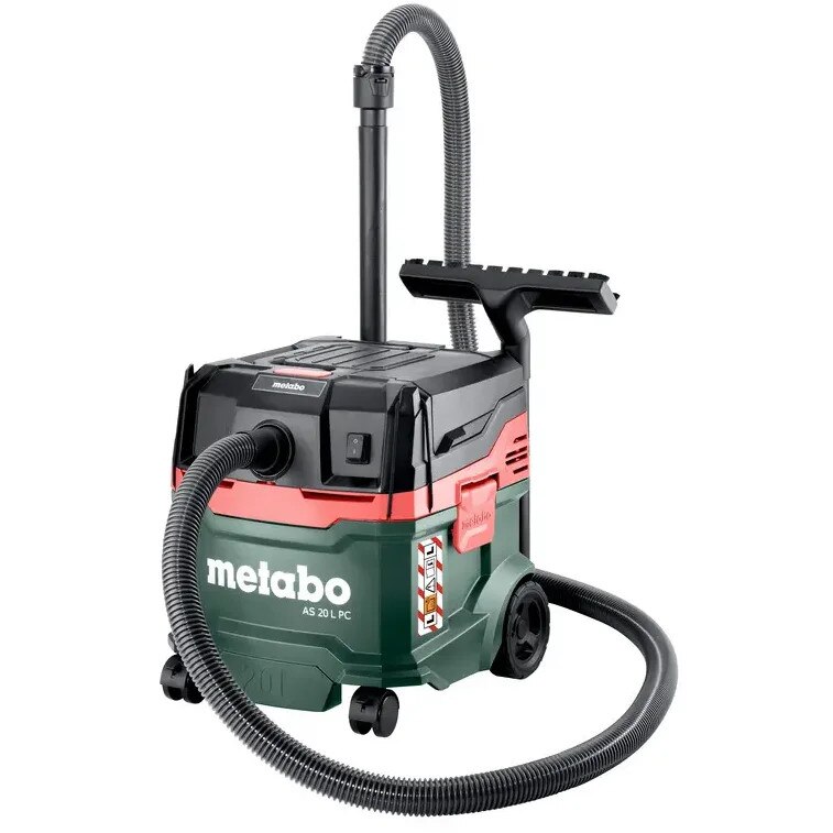 Aspirator cu sac Metabo, 1200 W, volum 20 l, verde