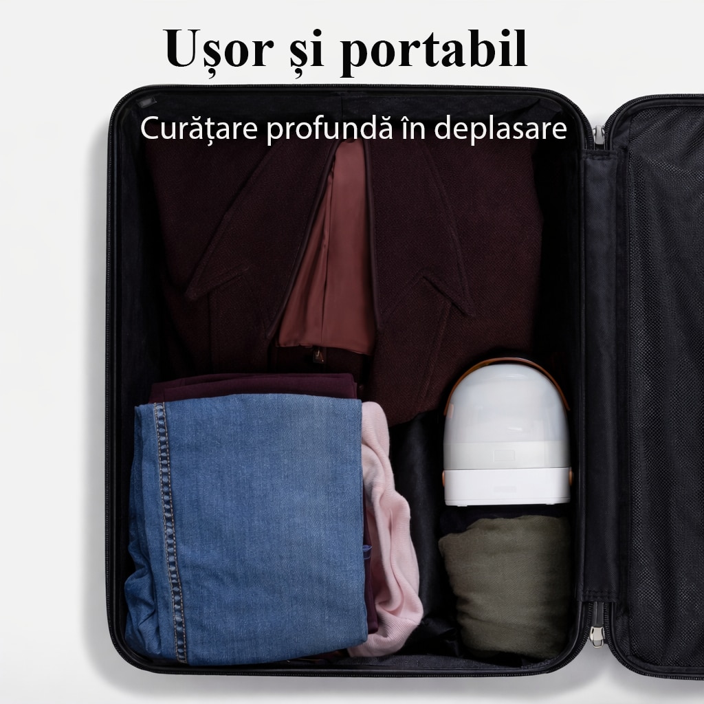 Fier de Calcat cu Abur Nano|4 moduri de calcare (2 uscate + 2 cu abur);Functie cu ioni negativi;Oprire automata de siguranta;Talpa curbata;Calcare orizontala si verticala;cu priza de calatorie