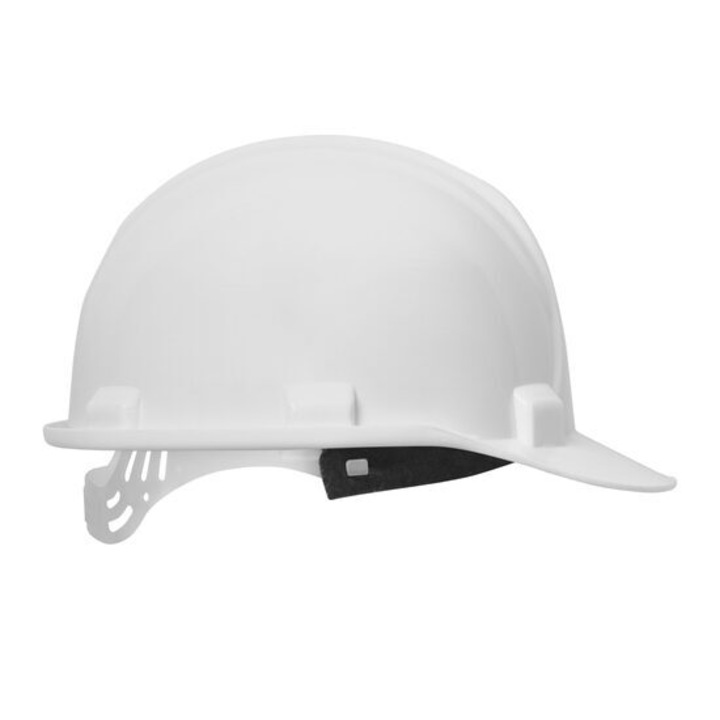 Casca de protectie reglare curea, GE 1536, HDPE, alb