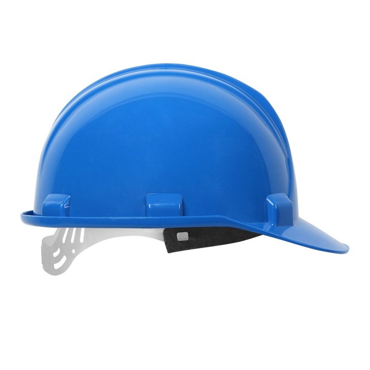 Casca de protectie reglare curea, GE 1536, HDPE, albastru