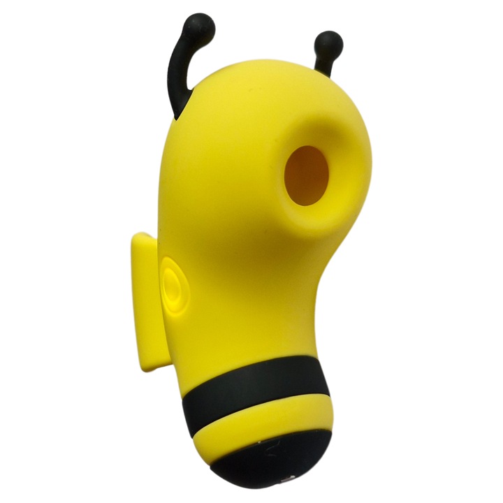 KISSTOY® Beebe szívó (vákuumos) vibrátor, 3 szívó üzemmód, 5 elektrostimulációs üzemmód, testbarát szilikon, vízálló