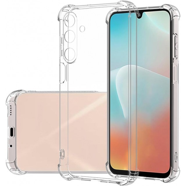 Husa Upzz® Shock Armor Compatibila Cu Samsung Galaxy A57 5G, Protectie Sporita, Silicon, Transparenta