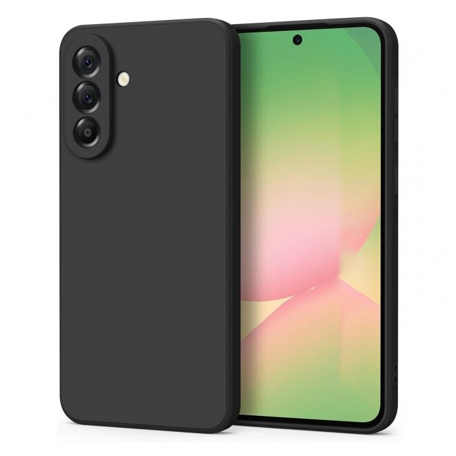 Husa Upzz® Ultra Slim New Compatibila Cu Samsung Galaxy A37 5G, Silicon Soft Slim, Protectie La Camera, Negru