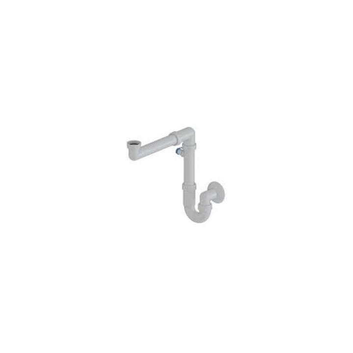 Szifon mosogató Multi 6/4"x40 elágazással, fehér
