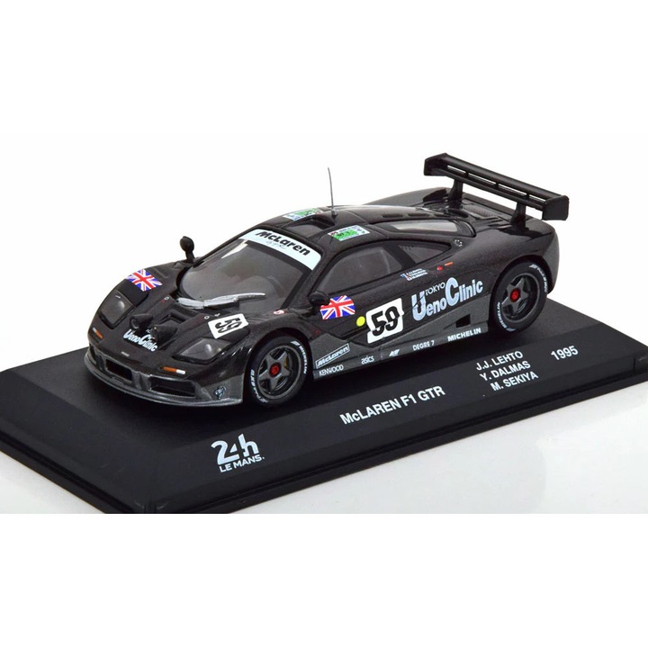 McLaren F1 GTR autómodell 1:43, többszínű, fém