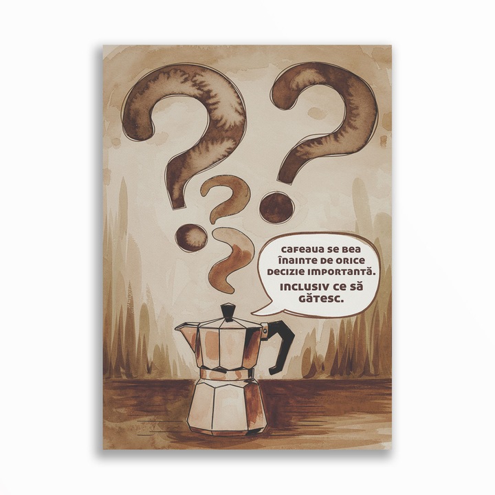 Канава картина, Важно решение, 29.7x42см, Без рамка