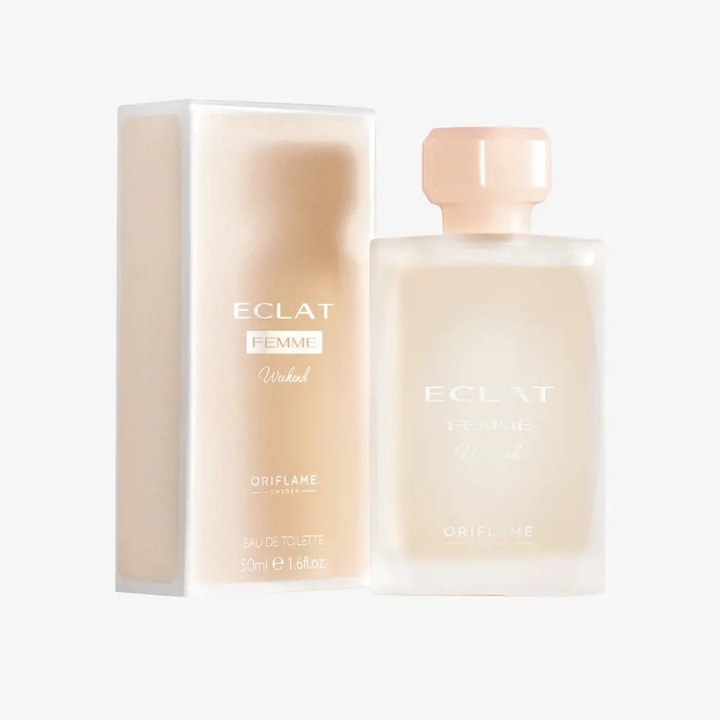 Apa de toaleta Eclat Femme Weekend 50 ml, aroma floral-fructata verde, proaspata si eleganta pentru femei