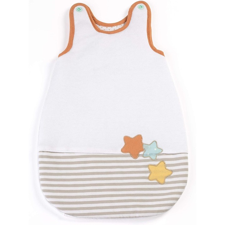 Sac de Dormit Alb pentru Papusi Miniland 38-40 cm