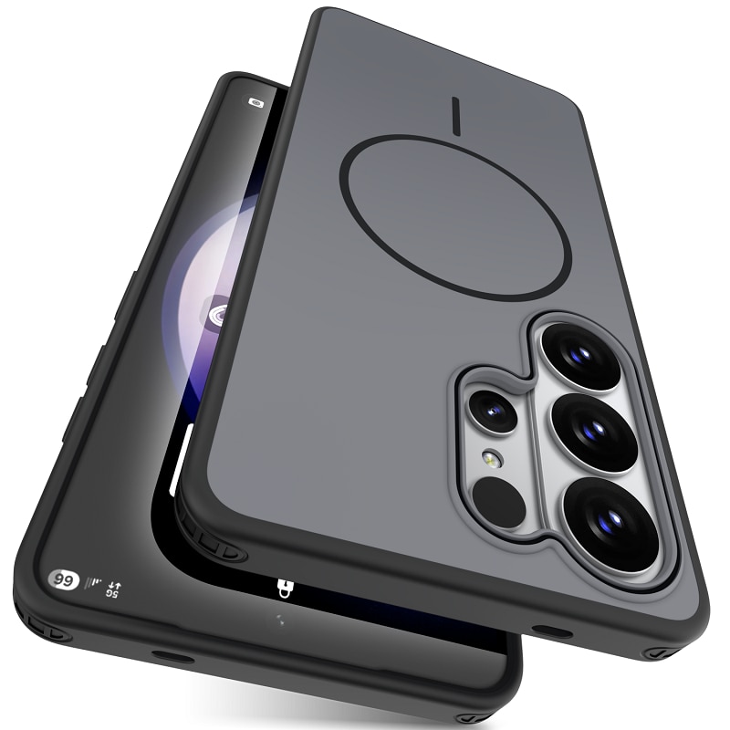Husa magnetica compatibil cu Samsung Galaxy S26 Ultra, negru