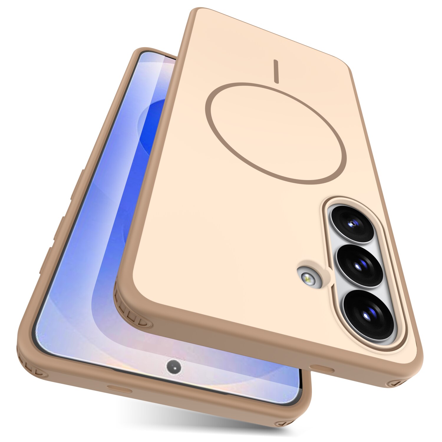 Husa magnetica compatibil cu Samsung Galaxy S26, Kaki