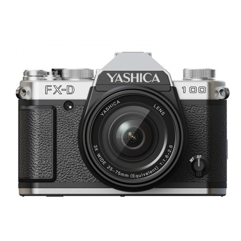 YASHICA FX-D100 デジタルカメラ Camera foto compacta YASHICA FX-D100, digitala, retro - eMAG.ro