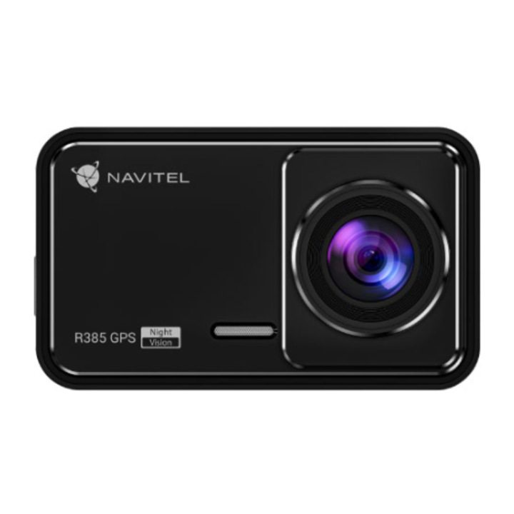 Camera auto DVR, Navitel, R385 GPS, 2", 320x240, cu harti incluse