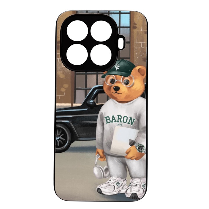 TPU калъф за телефон, ELITE MOBILE, модерен дизайн, противоплъзгащ, черен, съвместим с Xiaomi 15T