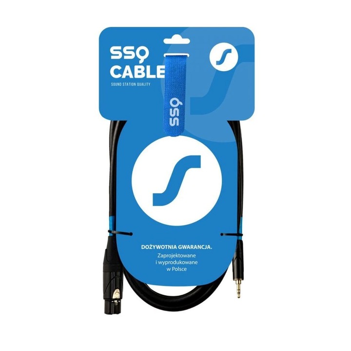 Аудио Hi-Fi аксесоари, SOUND STATION QUALITY, SSQ XLRMi0,5, XLR женски / жак стерео 3.5
