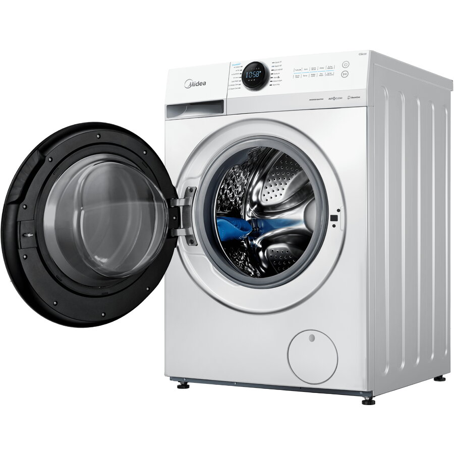 Masina de spalat rufe Midea MF200W80WB/W, 8 kg, adancime 47.5 cm, alba