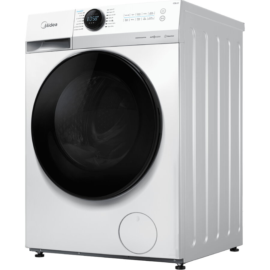 Masina de spalat rufe Midea MF200W80WB/W, 8 kg, adancime 47.5 cm, alba