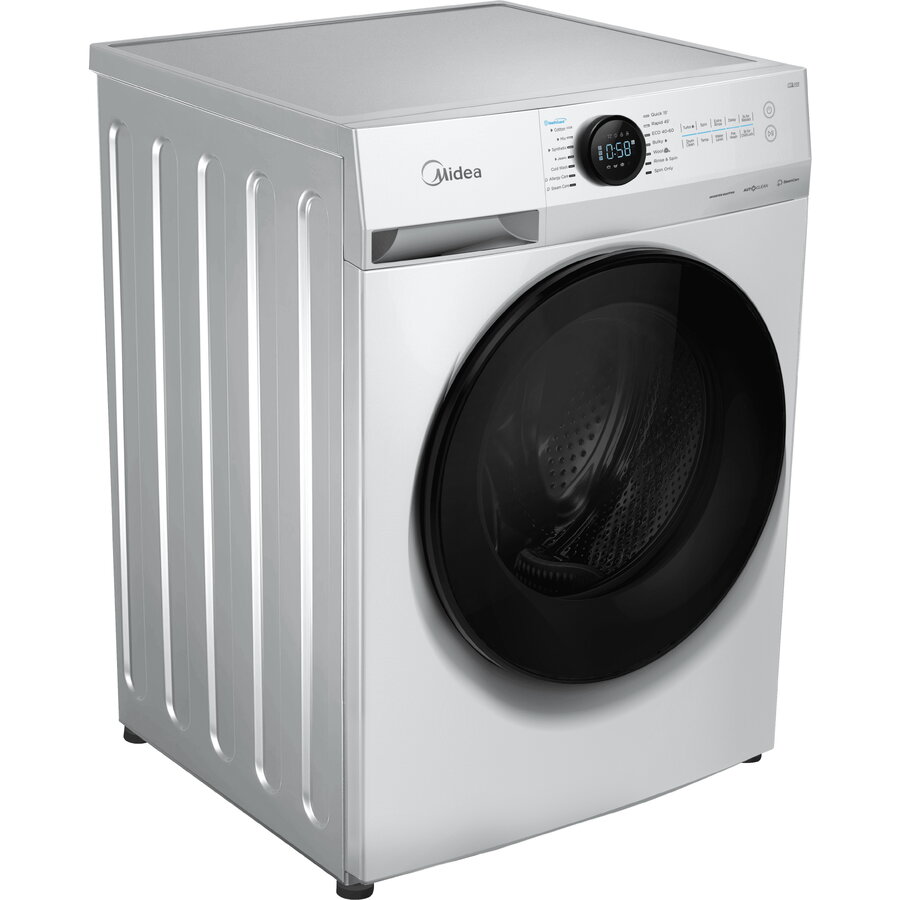 Masina de spalat rufe Midea MF200W80WB/W, 8 kg, adancime 47.5 cm, alba
