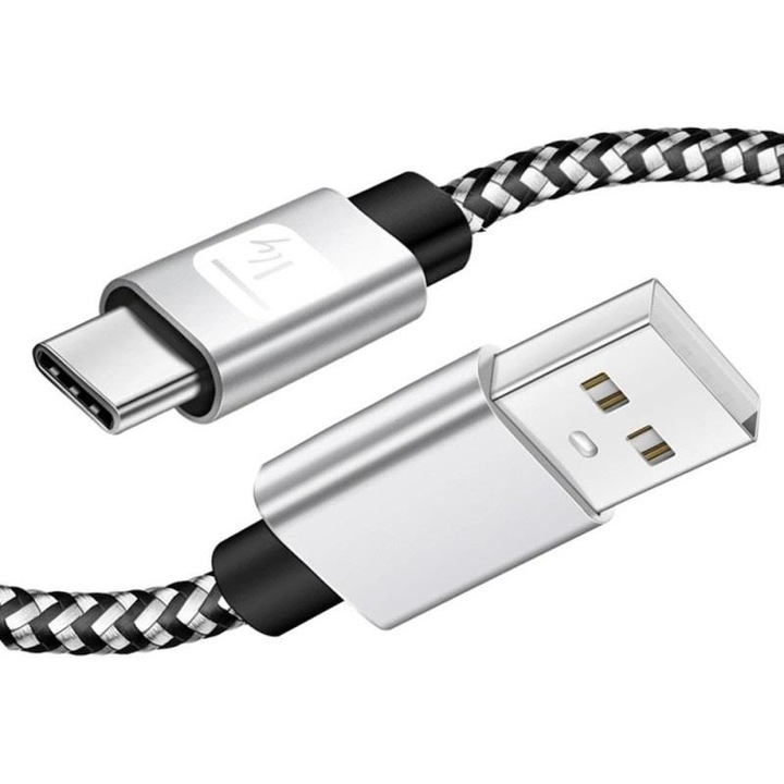 Cablu de date TECHly USB 2.0 USB-A la USB-C 1m 3A