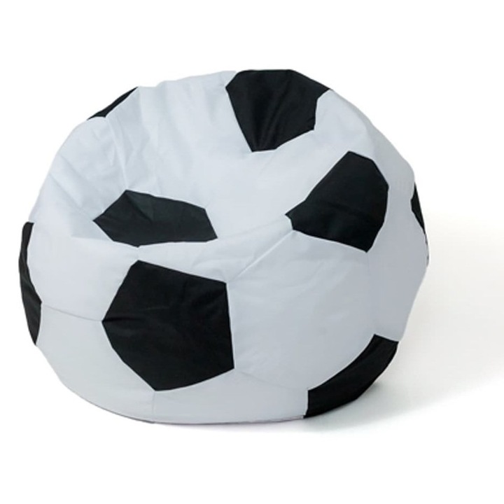 Go Gift puff fotel, két színű fekete-fehér, XL méret 120