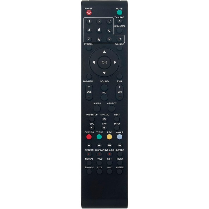 Telecomanda Inlocuitoare 508823 pentru TV/DVD AWA, Logik, Dyon