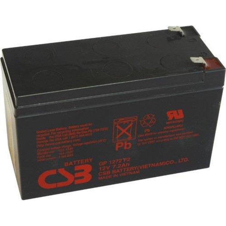Acumulator cu gel CSB GP1272 F2 12V 7,2Ah
