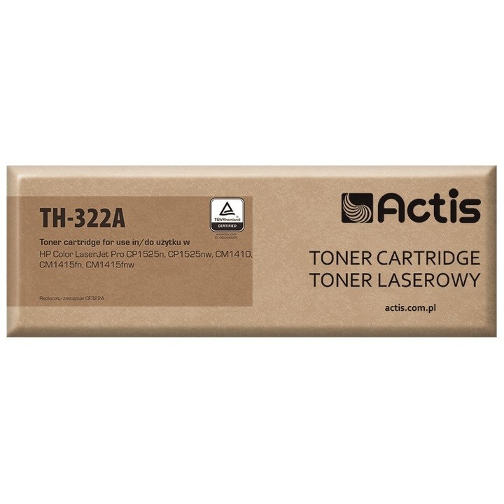 ACTIS TH-322A lézernyomtató toner, 1300 oldal, sárga