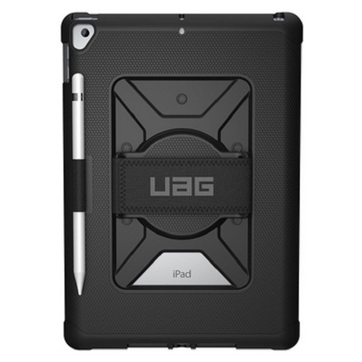 Калъф, съвместим с iPad, UAG, черен, минималистичен дизайн