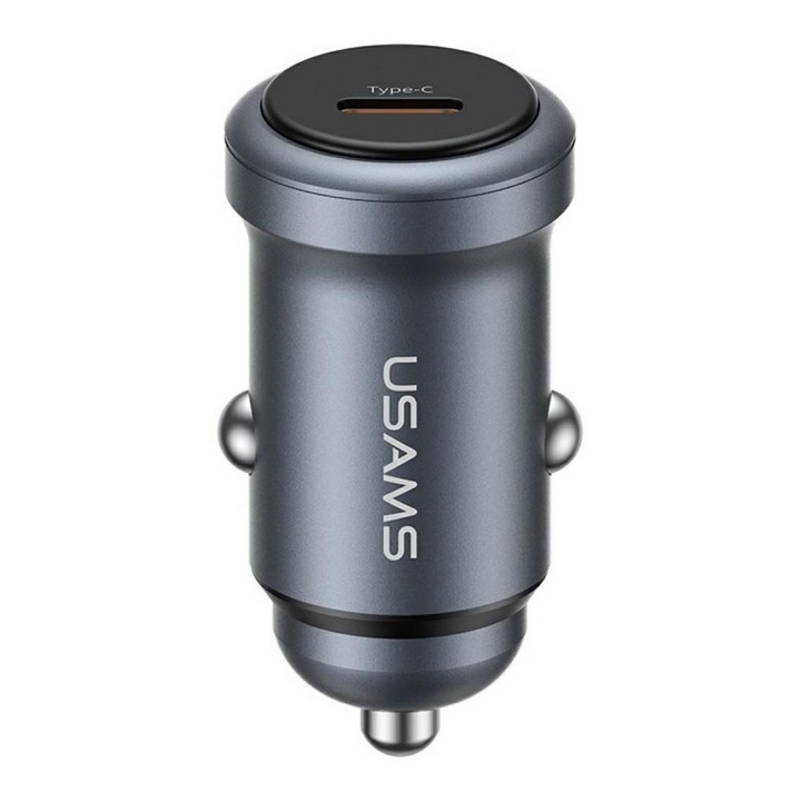 Incarcator auto Usams CC321 30W USB-C PD Fast Charge