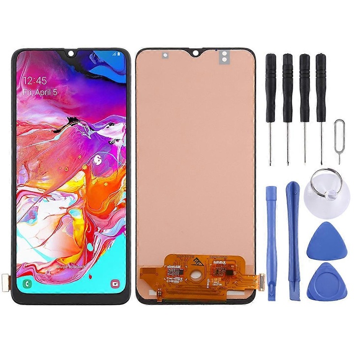 Husa tableta cu suport, OceanBlue, 3 straturi de protectie, culoare albastru ocean, pentru HD 10 (2023)