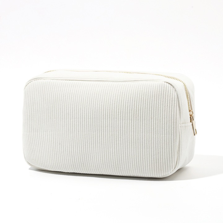 Penare, capacitate mare, mai multe buzunare, fermoar rezistent, bej