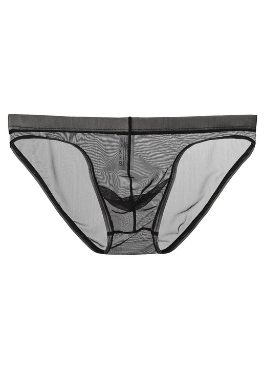 Férfi alsónadrág, Fianao, U-alakú, alacsony derék, átlátszó, nejlon
