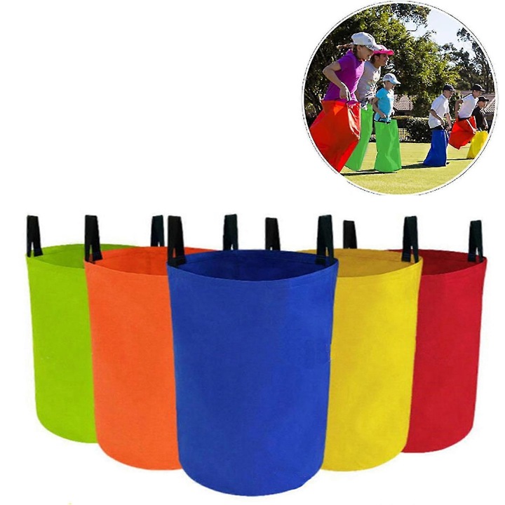 Set saci de sarit pentru copii si adulti, multicolor