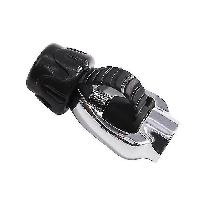 Адаптер регулатор 300bar 4500psi, за водолазни бутилки, сребрист, размери 97.5mm x G5/8-14