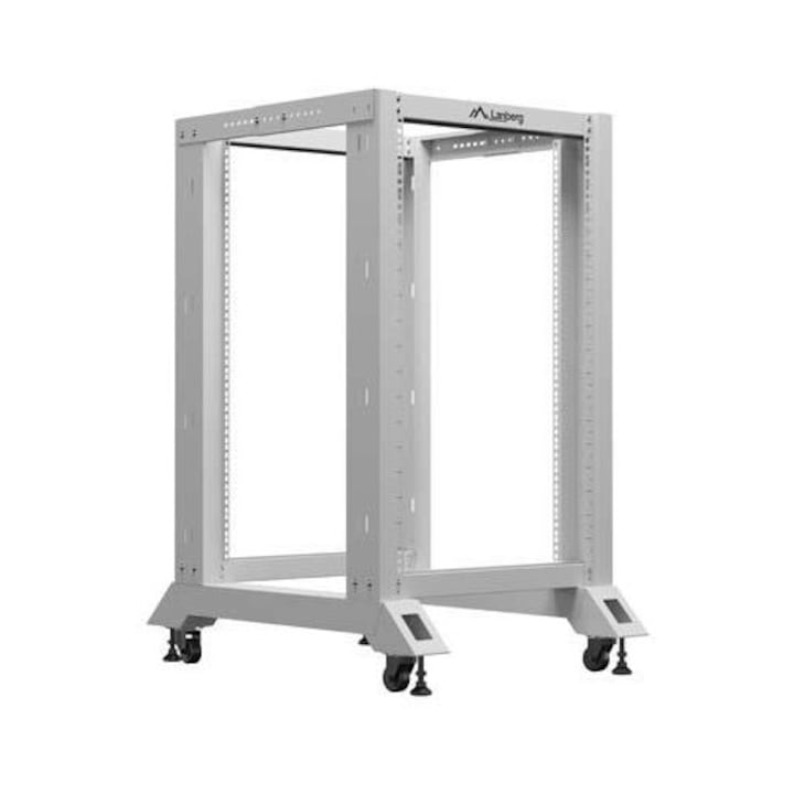 Rack metalic 19" Lanberg 18U 600x800cm, gri