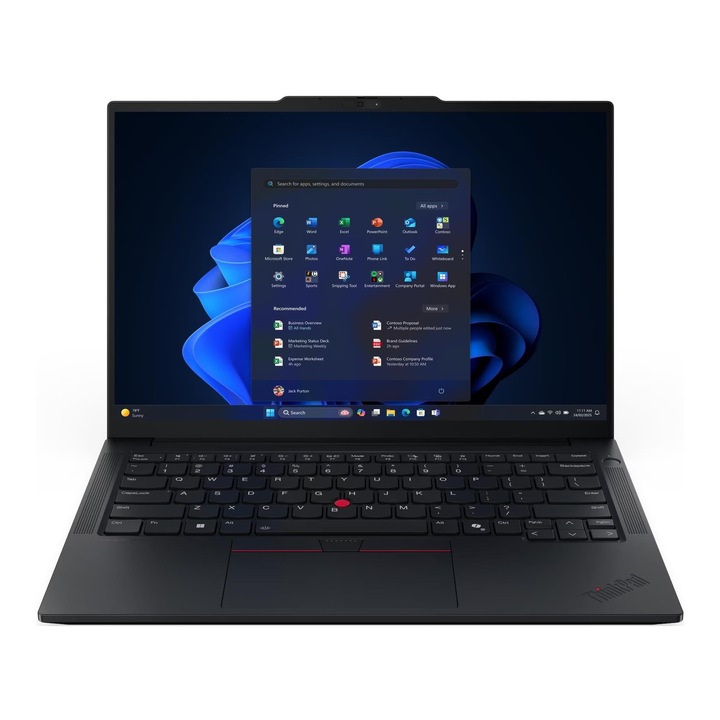 Лаптоп Lenovo ThinkPad E14 G7, 14" WUXGA, 32GB RAM, SSD 512GB, черен