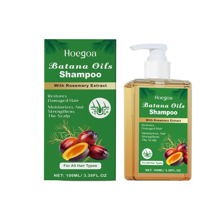 Sampon Batana Formula cu ulei de rozmarin Hoegoa Curatare delicata 100ml